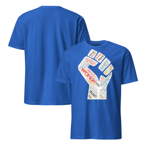 Solidarity Fist Word Cloud Short-Sleeve Unisex T-Shirt