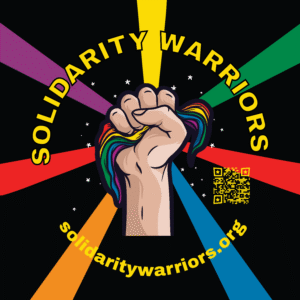 Rainbow Solidarity Fist Sticker