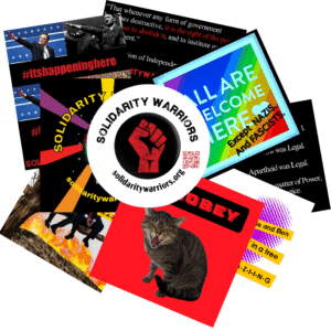 Resistance Sticker Pack – 10 Stickers