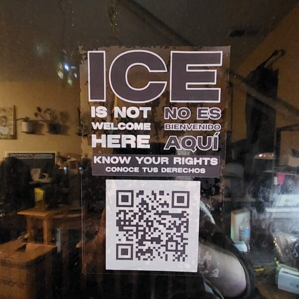 ICE Is Not Welcome Here Window Cling Stickers - 10 Pack
