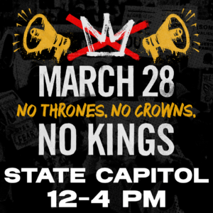 No Kings 3 DENVER Waterproof Stickers