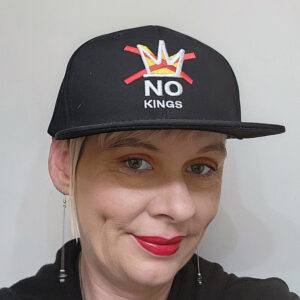 No Kings Embroidered Flat-bill Snapback Baseball Hat