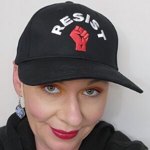 Resist Solidarity Fist Embroidered Baseball Hat