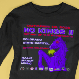 Blucifer No Kings II Long-Sleeve T-Shirt