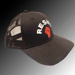 Resist Solidarity Fist Embroidered Trucker Baseball Hat